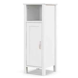 Costway Corner Storage Cabinet Floor Organiser With Shelves