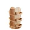 Rotating Bookshelf with 3 Shelves