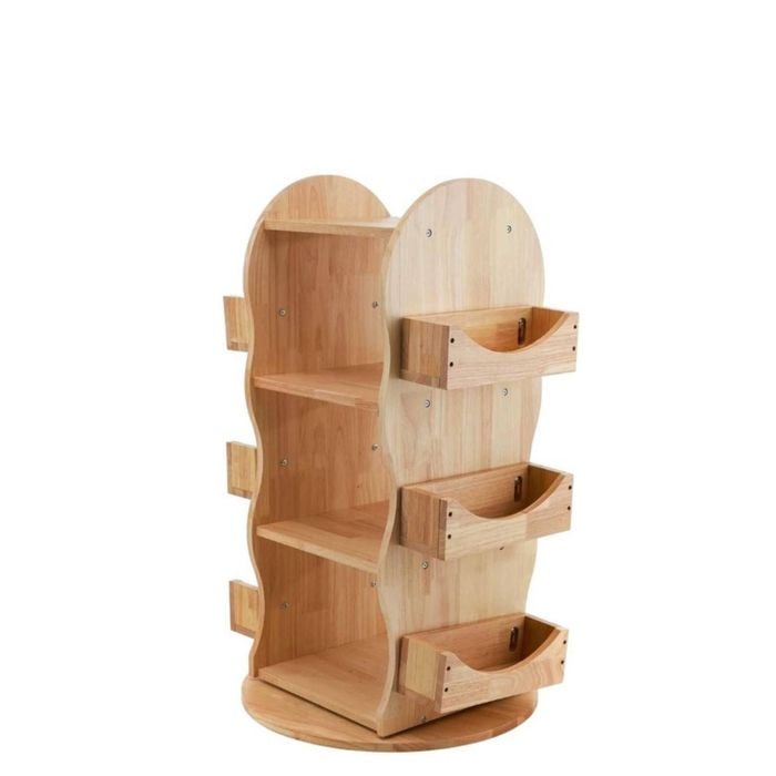 Rotating Bookshelf with 3 Shelves