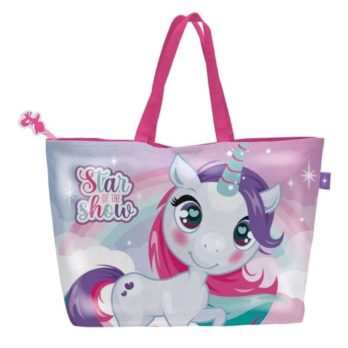 Unicorn Sparkle Kids Swimming Beach Bag 48cm