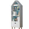 All 4 Kids White Ivy Tall Kids Bookcase Storage Unit