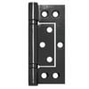 Austyle 100 x 47 x 2.5mm Black Stainless Steel Fast Fix Non-Mortise Flush Hinge