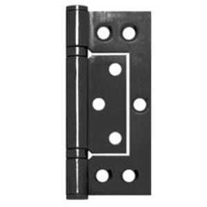Austyle 100 x 47 x 2.5mm Black Stainless Steel Fast Fix Non-Mortise Flush Hinge