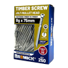 Bremick Jolt/Bullet Head SS316 8 x 75mm T15 Box 250