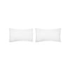 2PK Bambury Home Living Decorative King Chateau Pillowcase White 52 x 95cm