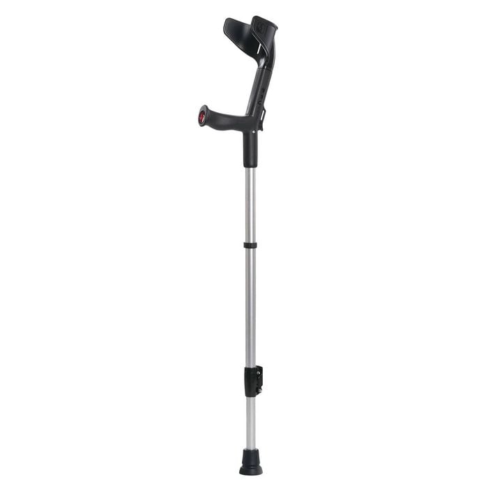 Heavy Duty Forearm Crutches Pair - Adjustable German Design, 250kg Capacity - Tall