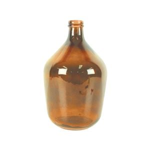 Maine & Crawford Burch Bottle Neck 38x23cm Glass Vase - Burnt Orange