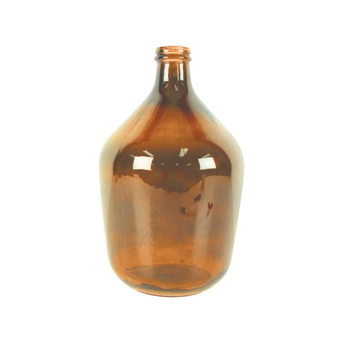 Maine & Crawford Burch Bottle Neck 38x23cm Glass Vase - Burnt Orange