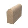 32 x 15mm 2.4m Tasmanian Oak Staff Bead