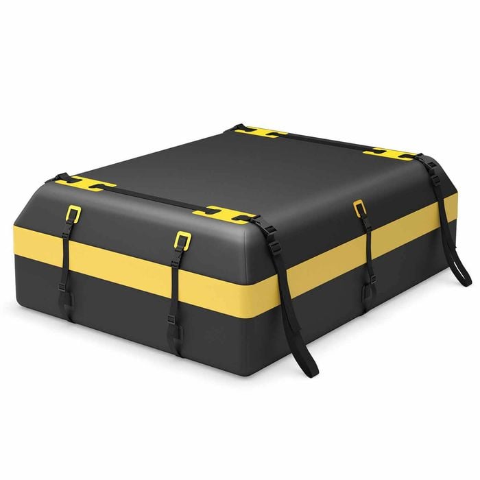 Costway 600l Rooftop Cargo Carrier Bag Waterproof All Vehicle Yellow