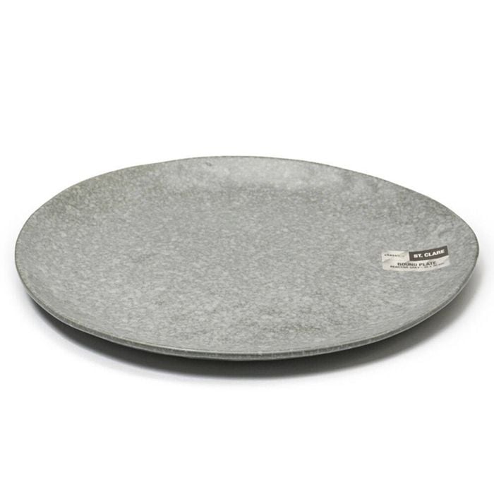St. Claire Round Plate Soup/Rice Food Serving 35x30 cm Rective Grey
