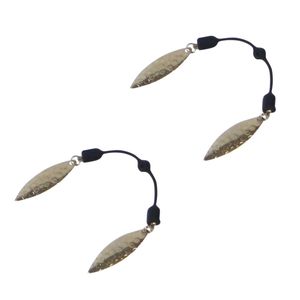 Swimerz Tail Spinner Hammered Nickel, 5 Pack