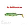 Biwaa SubMission 3" Soft Plastic Fishing Lure Ghost Rainbow