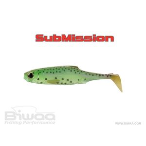 Biwaa SubMission 3" Soft Plastic Fishing Lure Ghost Rainbow
