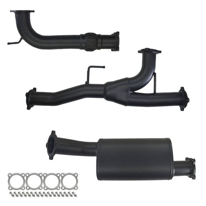 Ignite Exhausts Mid Section Replacement For Nissan Y62 Patrol 5.6l V8 3 Inch Muffler 409 Stainless Steel