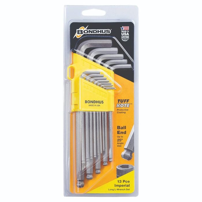 Bondhus 13 Piece Imperial Long Ball Keys Hex Set