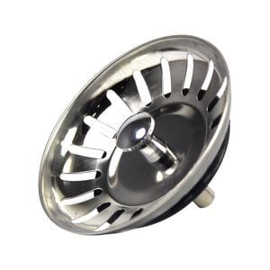 FIX-A-SINK 90 x 50mm Stainless Steel Sink Strainer