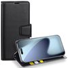 For Apple iPhone 18 Pro Max /17 Pro Max Case, Hanman Wallet Leather Flip Magnetic Stand Case Cover (Black)