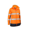 COgear Womens Orange/Navy Nora 4-in-1 Hi-Vis Jacket with Removable Vest - Size 6