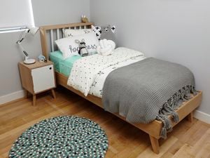 DIY Step Image - D.I.Y. kids framed bed with headboard . Blob storage upload.