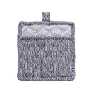 Herringbone Pot Holders - Black