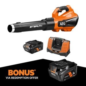 AEG 18V Fusion Stealth 560CFM Jet Blower 8.0Ah Kit 