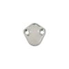 Cal Custom Fuel Pump Block Off Plate Clear Anodised Aluminium, Big Block Chev, Mopar, Windsor 289 302 351, Holden 186 202