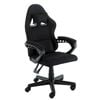 Sarantino Antre Kids Study Gaming Chair Black Computer Seat Adjustable Height Ergonomic Back Support Padded Armrest