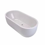 Stylus 1550mm White Origin Freestanding Bath