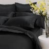 Bedding Co. Pillow Case 100% Mulberry Silk 22 Momme Black Standard