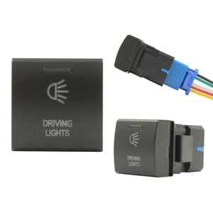 Switch Boss Push Switch fits Toyota Square Replacement 2018+ - Driving Lights