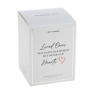 Bramble Bay Pawprints Sympathy Coconut/lemongrass Soy Candle Home Fragrance 300g