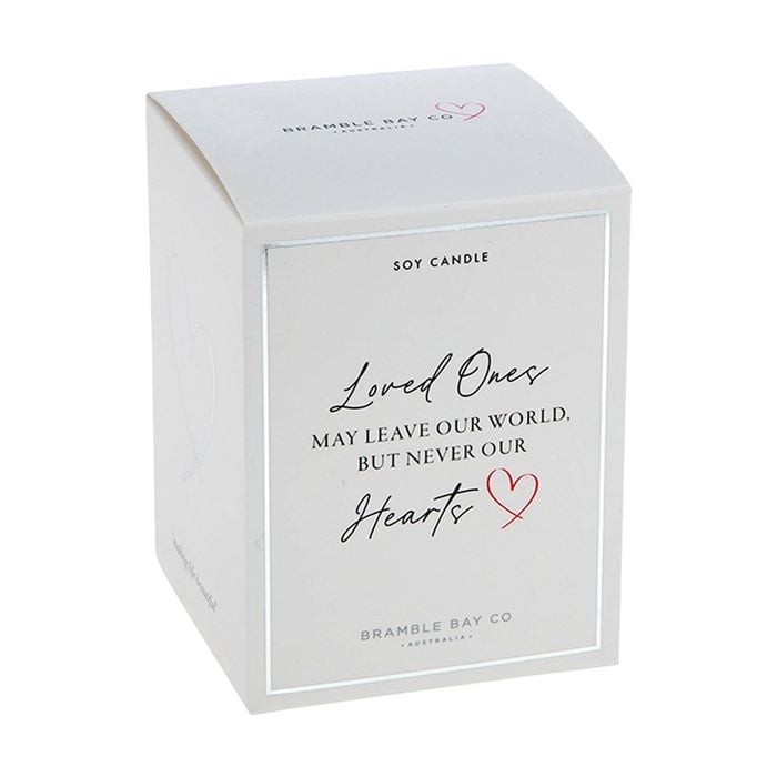Bramble Bay Pawprints Sympathy Coconut/lemongrass Soy Candle Home Fragrance 300g
