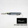 Little Jack Metal Adict Type 07 Fishing Jig 20g 07 Chartruse Head Glow