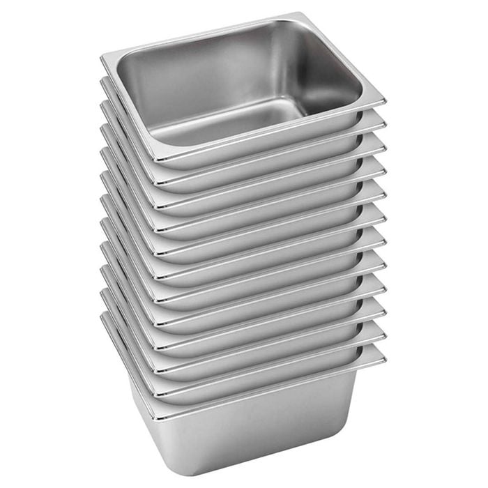 SOGA 12X 1/2 GN Pans Stainless Steel 15cm Deep