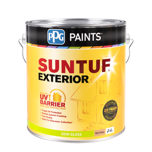 PPG Paints 4L Semi Gloss Neutral SunTuf Exterior Paint