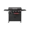 Char-Griller Premium Flat Iron 4 Burner Griddle Gas BBQ