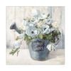 Artey | Garden Blooms II Blue - Stretched Canvas - Stretched Canvas - 100 x 100cm