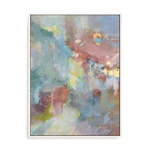 Artey | Quasar II Rose - Framed Canvas - White - 60 x 80cm