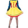 Creepy Plus Size Womens Yellow Halloween Clown Costume - Xlarge