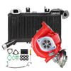GEN1 High Flow Turbo+60mm Intercooler And Genuine Oil Feed Pipe For Toyota LandCruiser 79 Series VDJ79R 1VD-FTV V8 4.5L