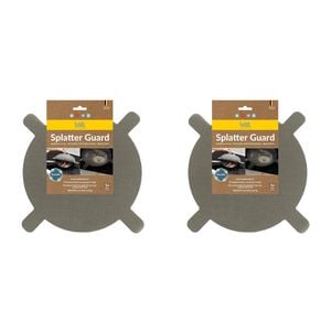 2PK Nostik Silicone+Fibreglass Splatter Guard Liner 32cm - Grey