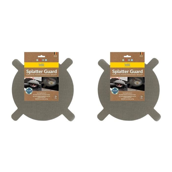 2PK Nostik Silicone+Fibreglass Splatter Guard Liner 32cm - Grey