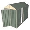 Build-a-Shed 1.5 x 3.0 x 2.3m Front Gable Dual Door Narrow Shed - Green
