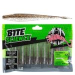 15 Pack of 3 Inch Bite Science Mad Minnow Soft Plastic Lures - UV Smelt