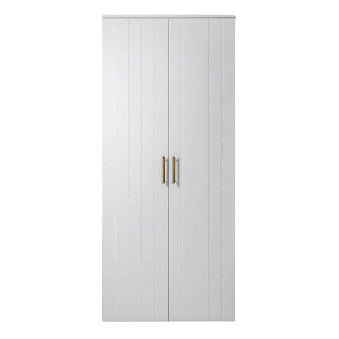 European Cabinetry VJ Panel Deco Gold Handle Stockholm Storage Cupboard