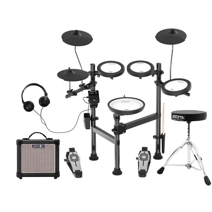 Aroma Portable Electronic Drum Kit  with Bluetooth and amplifier