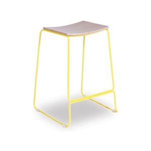 Ardent Stool - Yellow - Natural