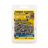 Zenith 8g x 30mm Chrome Plated Hinge Timber Screws - 100 Pack