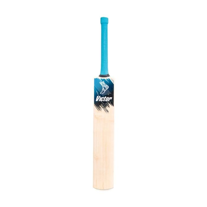 Victor Sports English Willow Club Level Cricket Bat Apex Sky Blue Navy Grade 4